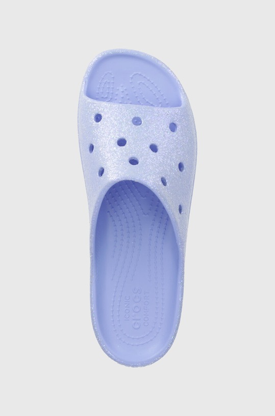 Crocs ciabatte slide Classic Platforn Glitter violetto 208233.5Q6