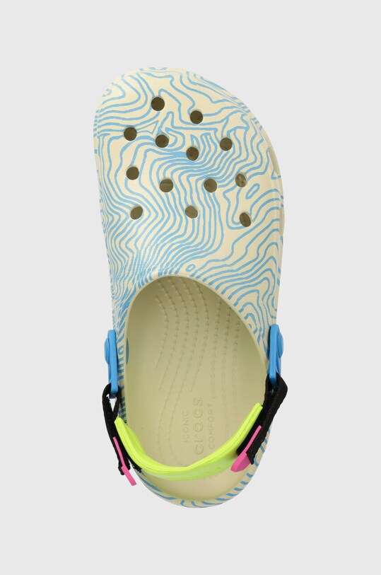 Crocs papucs Classic At Topographic Clog bézs 208262.2Y3