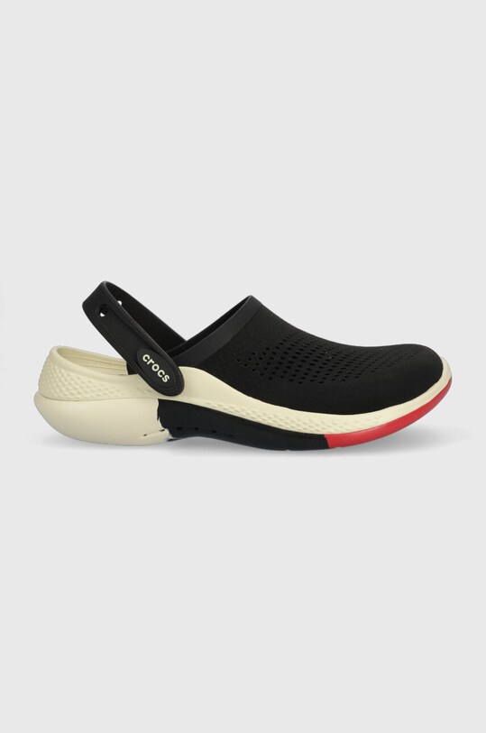 Pantofle Crocs Literide 360 Ombre Marbled Clog plochý černá 208281.0C4