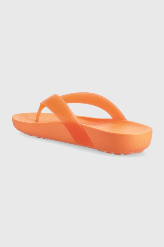 Obuwie Crocs japonki Splash Glossy Flip 208534.83I pomarańczowy