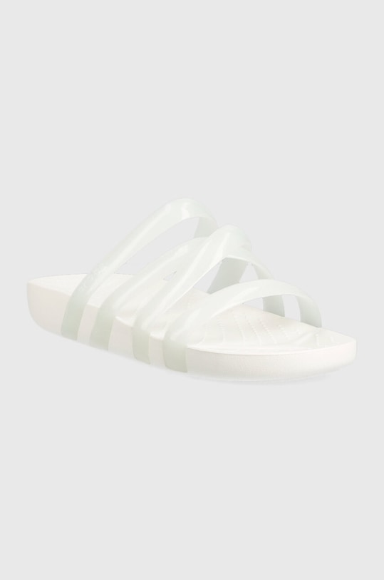 Crocs papucs Splash Glossy Strappy Sandal 208537.100 fehér SS23