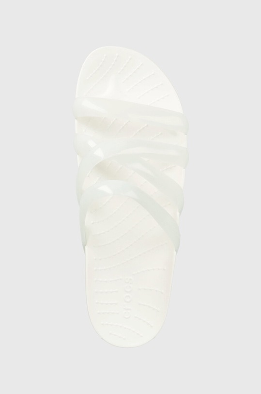 Crocs papucs Splash Glossy Strappy Sandal fehér 208537.100