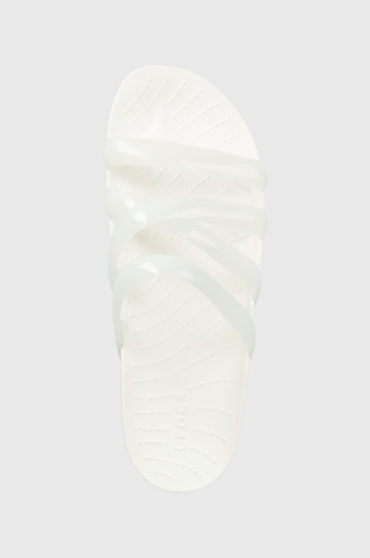 Crocs papucs Splash Glossy Strappy Sandal fehér 208537.100