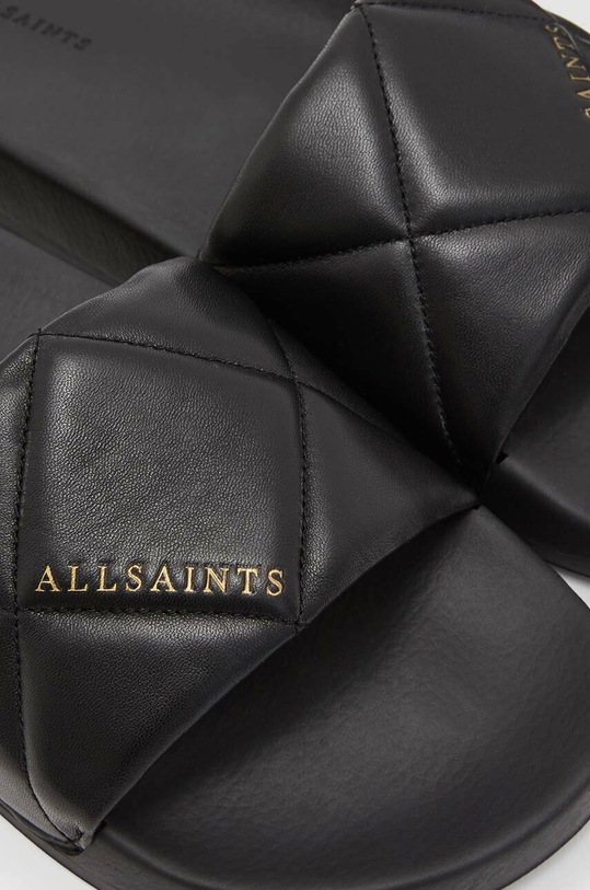 Boty Kožené pantofle AllSaints BELL WF0005Z černá