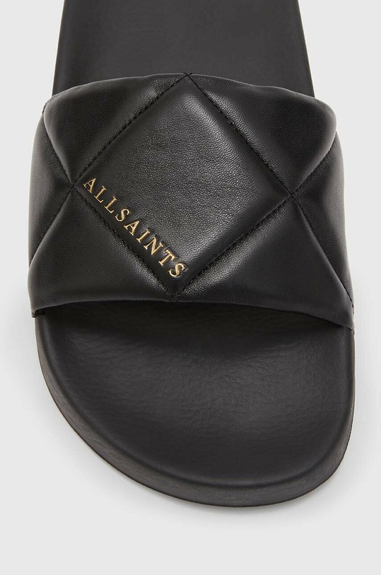 Kožené pantofle AllSaints BELL černá WF0005Z