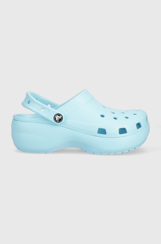 Crocs klapki Classic Platform Clog pozostałe niebieski 206750.411