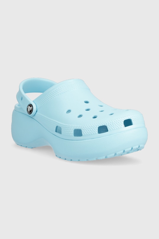 Crocs klapki Classic Platform Clog 206750.411 niebieski SS23