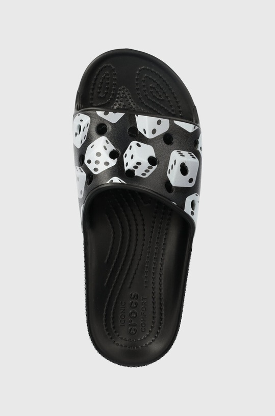Šľapky Crocs Classic Dice Print Slide čierna 208769.066
