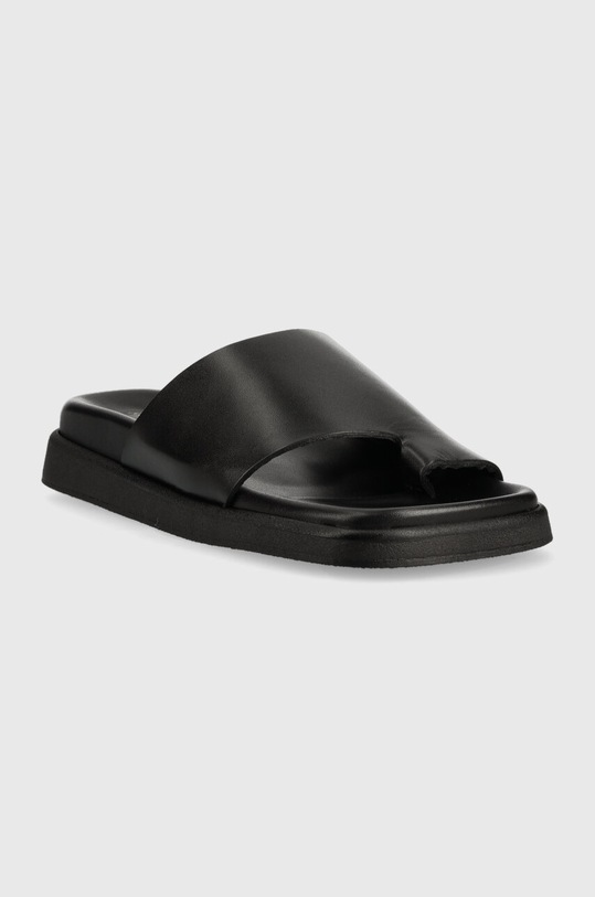 Alohas klapki skórzane Toe Ring Flop S00174.25 czarny SS23