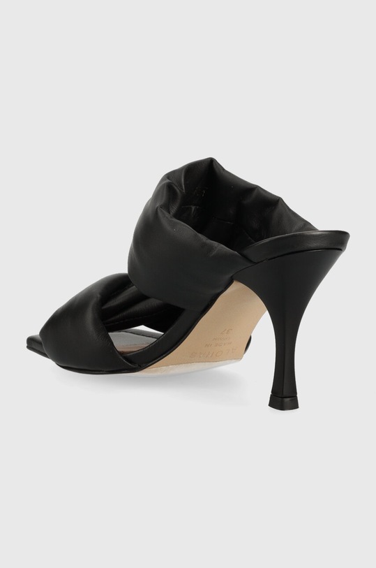 Obuwie Alohas klapki skórzane HEWEO1.25 czarny