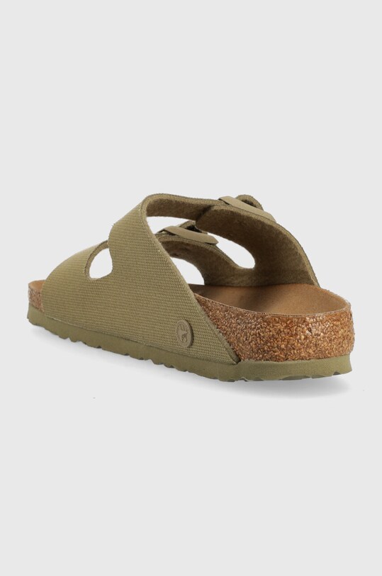 Scarpe Birkenstock ciabatte slide Arizona Rivet Logo 1024065 verde