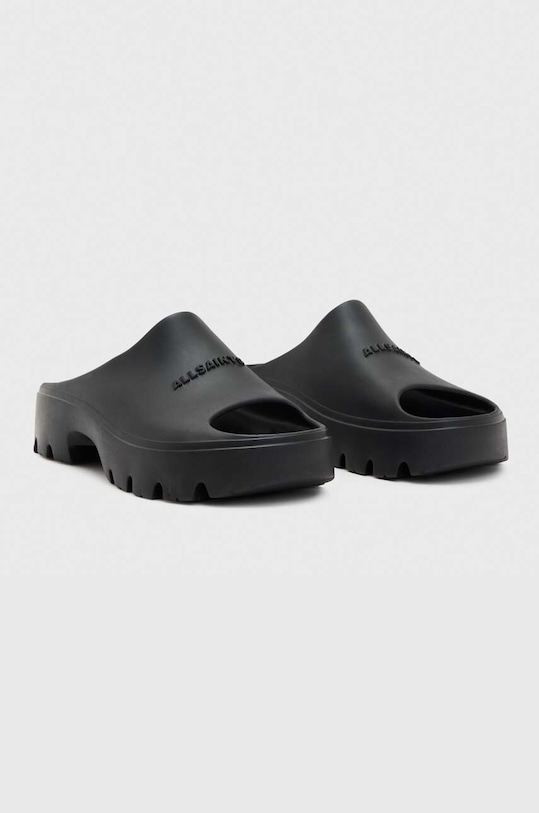 AllSaints klapki Eclipse Flatform WF560Y czarny SS24