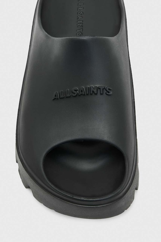 Obuwie AllSaints klapki Eclipse Flatform WF560Y czarny