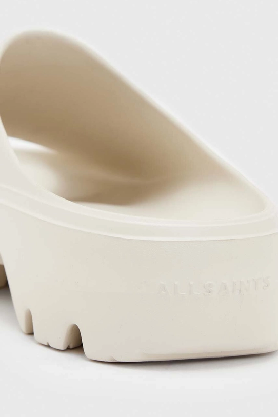 AllSaints klapki Eclipse Flatform beżowy WF561Y