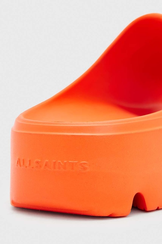 Pantofle AllSaints oranžová WF564Y