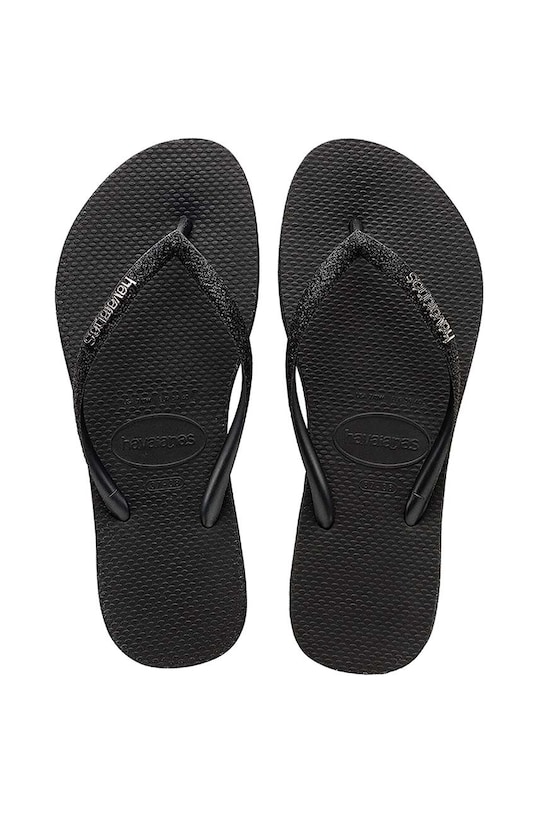 Σαγιονάρες Havaianas SLIM SPARKLE II φλατ μαύρο 4146093.0090