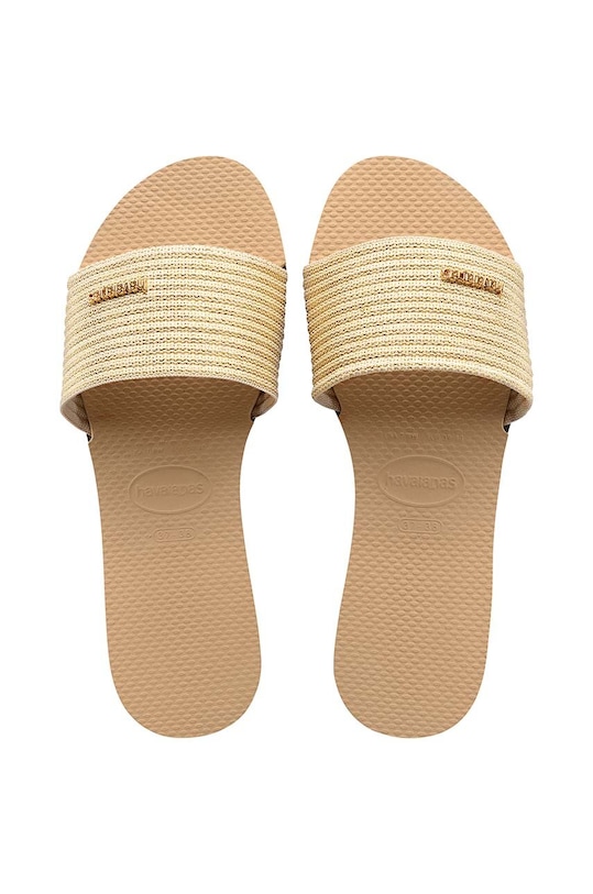 Havaianas papuci YOU MALTA METALLIC sintetic aur 4147312.0570