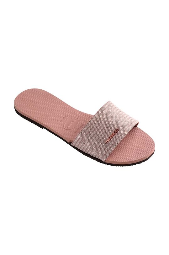 Шльопанці Havaianas YOU MALTA METALLIC 4147312.3544 рожевий SS23