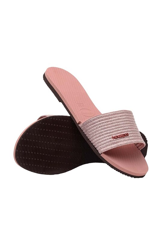 Шльопанці Havaianas YOU MALTA METALLIC 4147312.3544 рожевий