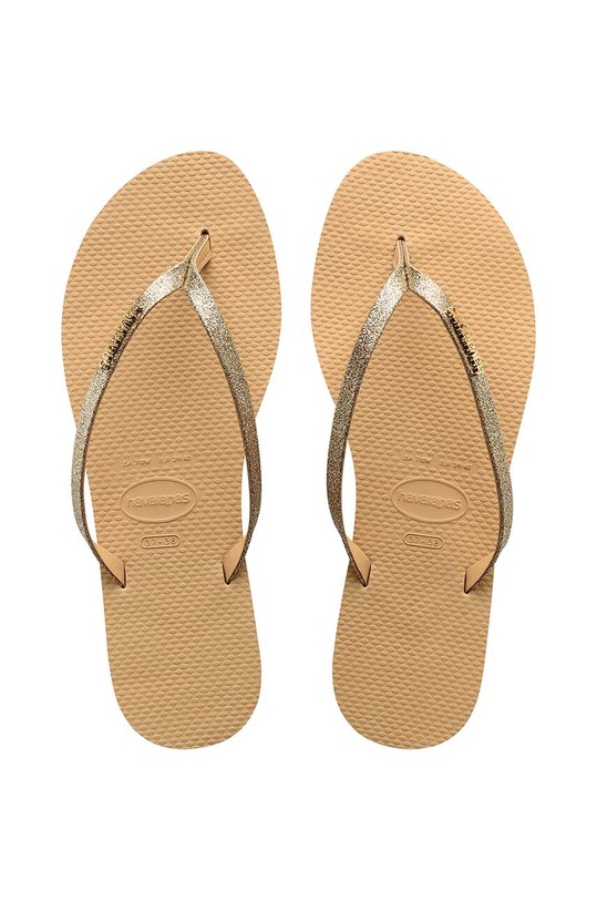 Havaianas japonki YOU GLITTER syntetyczny złoty 4148041.0570
