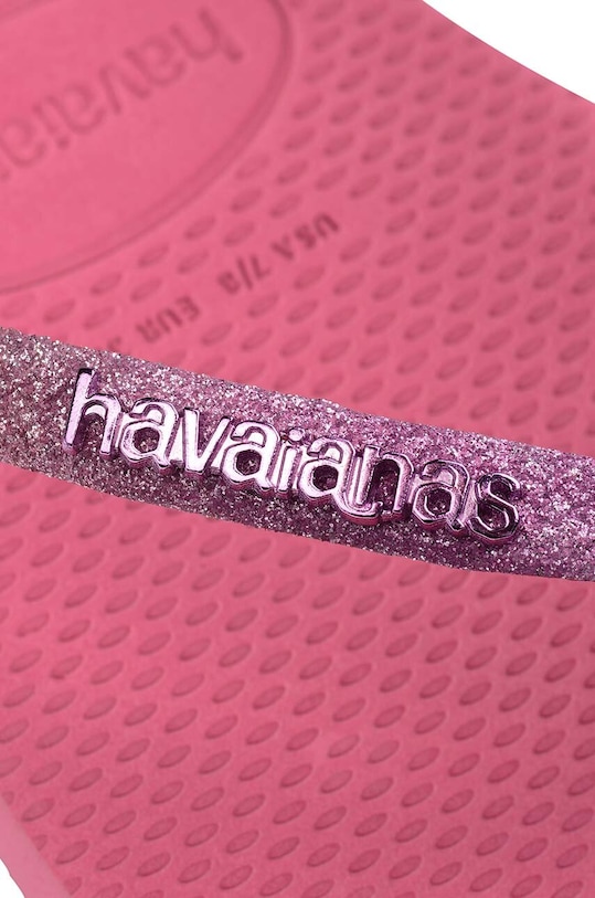Žabky Havaianas SQUARE GLITTER 4148102.1750 ružová