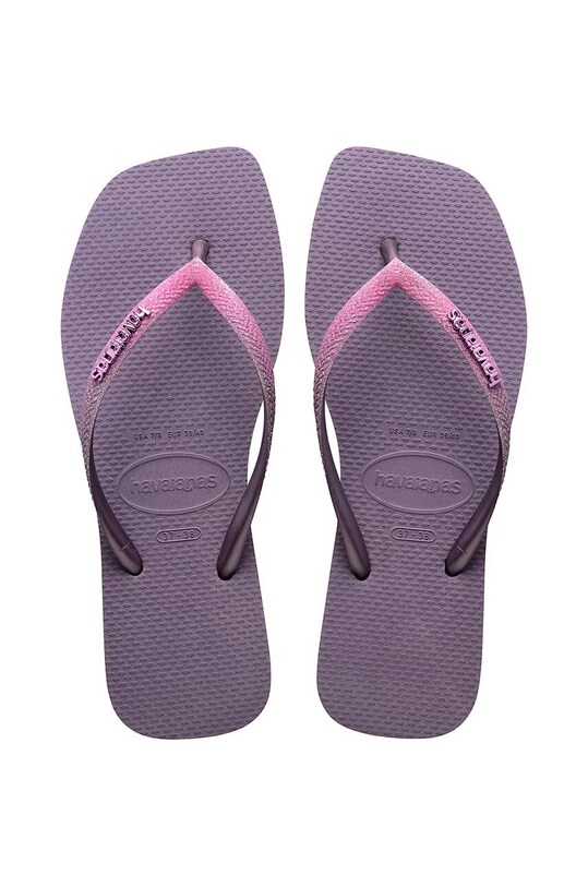 Havaianas japonki SQUARE GLITTER syntetyczny fioletowy 4148102.1780