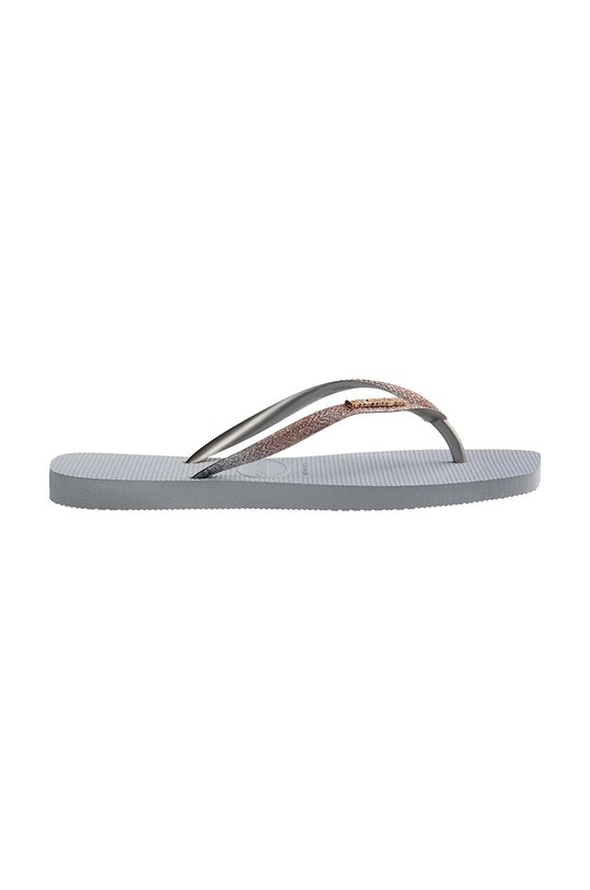 Obuwie Havaianas japonki SQUARE GLITTER 4148102.3498 szary