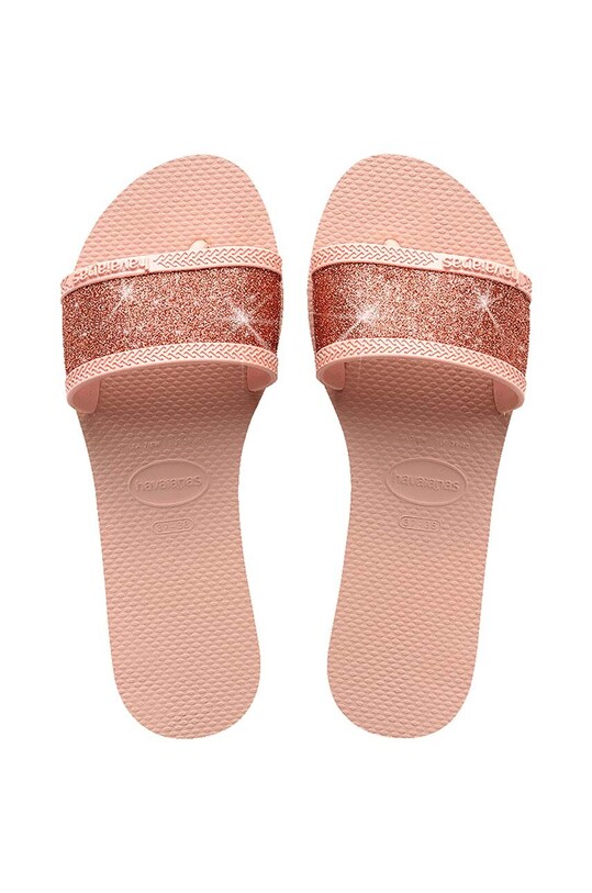 Havaianas papuci YOU ANGRA GLITTER sintetic roz 4148294.0076