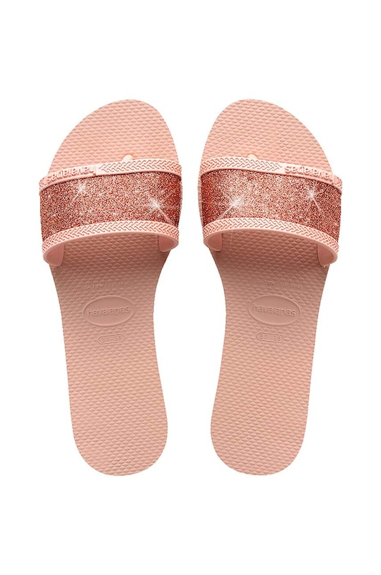 Шльопанці Havaianas YOU ANGRA GLITTER синтетичний рожевий 4148294.0076