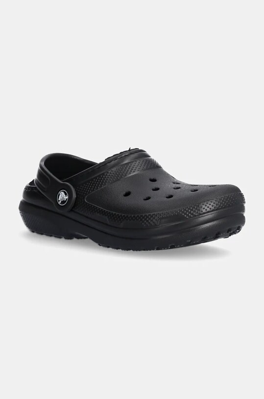 Детские шлепанцы Crocs Lined 207010 венский чёрный 207010.BLACK