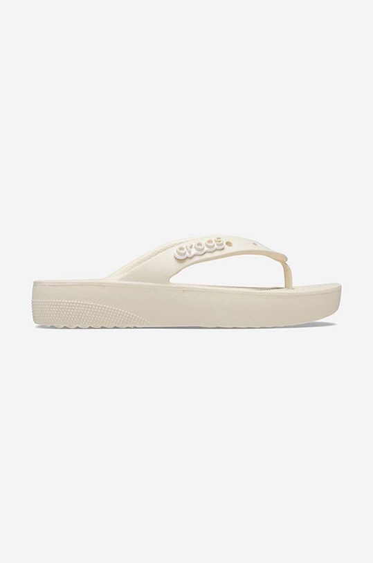 Japanke Crocs Classic Platform Flip W platforma bež 207714.BONE