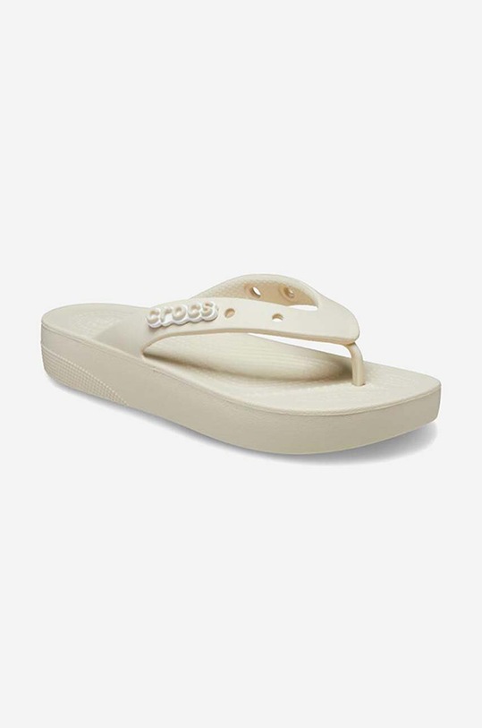 Obuća Japanke Crocs Classic Platform Flip W 207714.BONE bež