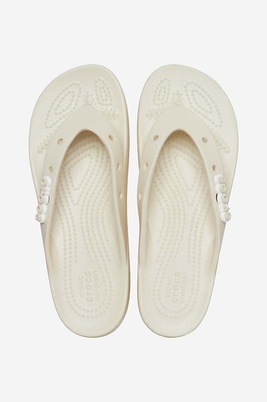 Japanke Crocs Classic Platform Flip W bež 207714.BONE