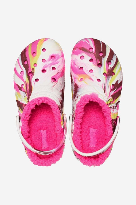 Pantofle Crocs Lined Marbled Clog vícebarevná 207773.ELECTRIC