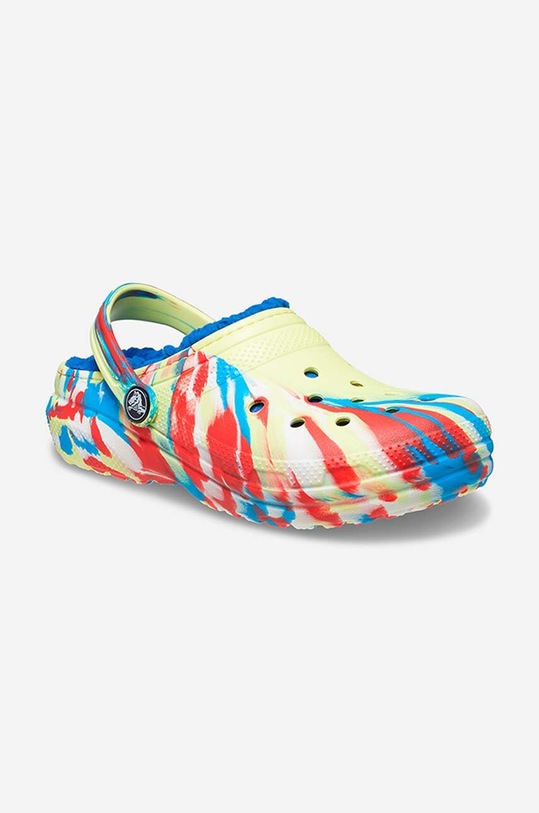 Παπούτσια Παντόφλες Crocs Lined Marbled Clog 207773.SULPHUR πολύχρωμο