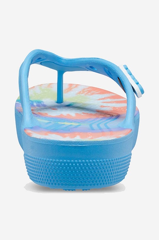 Crocs flip flops Platform Tie Dye Flip 208043.OXYGEN blue