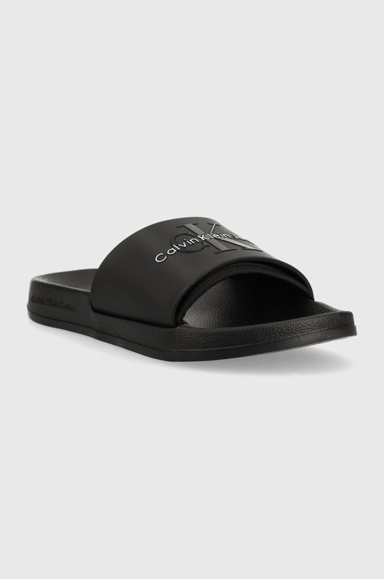 Чехли Calvin Klein Jeans SLIDE MONOGRAM TPU YW0YW00585 черен SS24