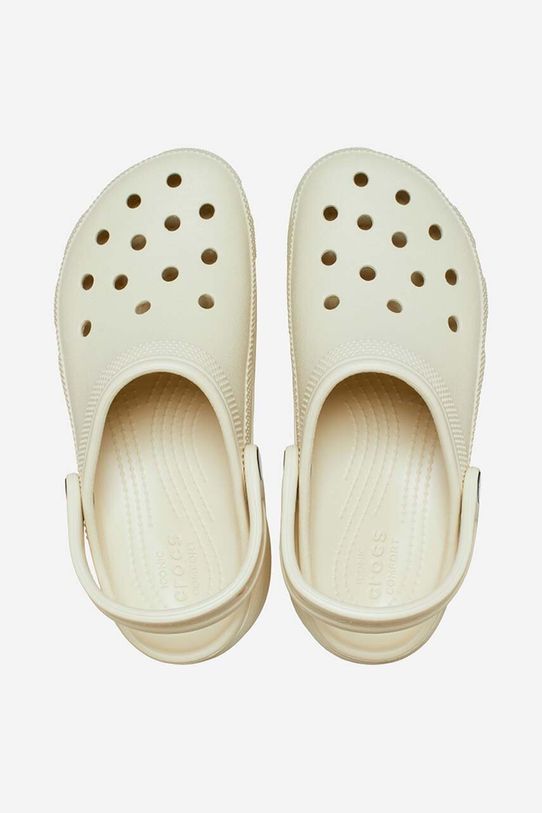 Crocs papuci Classic Platform Clog 206750.BONE bej SS23