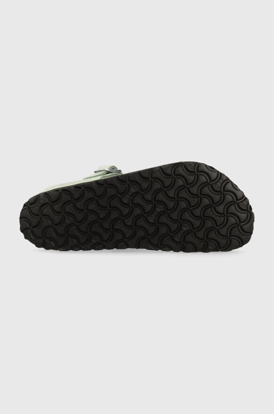 Nubukové šľapky Birkenstock Gizeh SFB 1023973 zelená