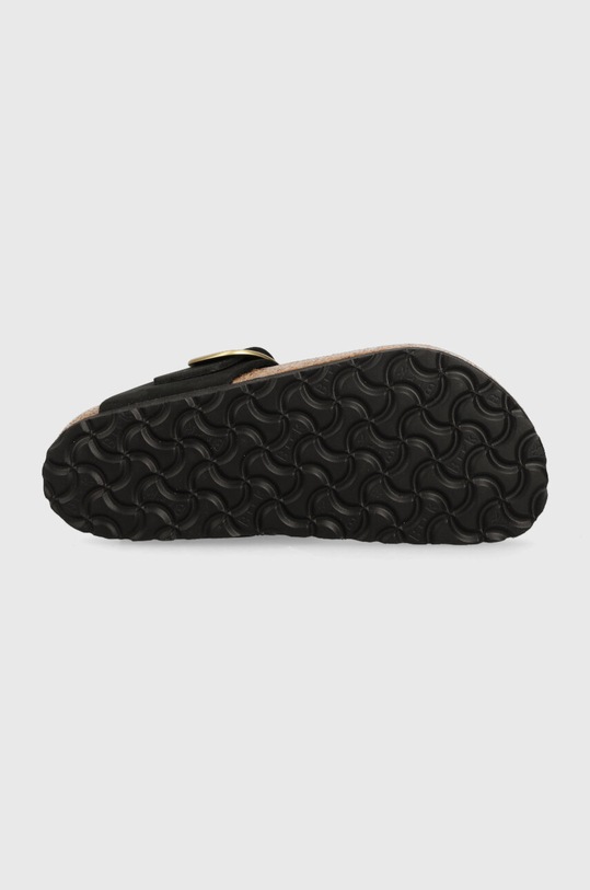 Semišové žabky Birkenstock Gizeh Big Buckle 1024019 čierna
