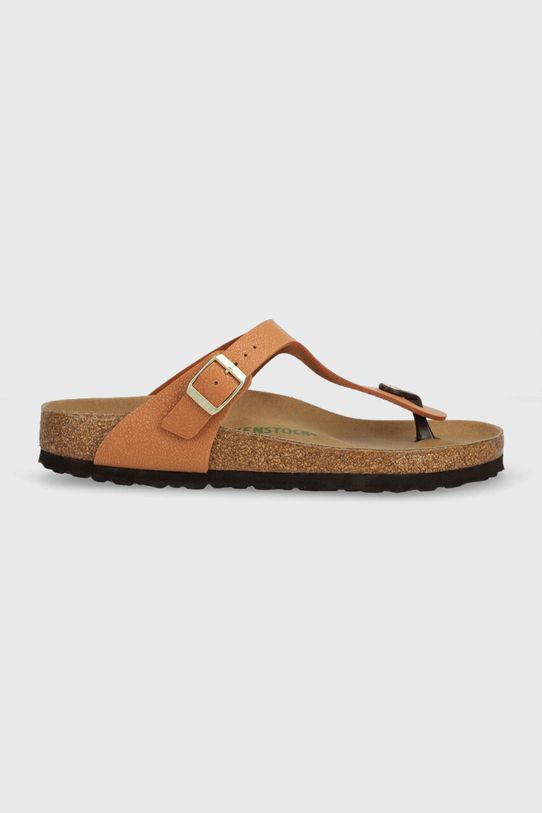 Σαγιονάρες Birkenstock Gizeh φλατ καφέ 1025062