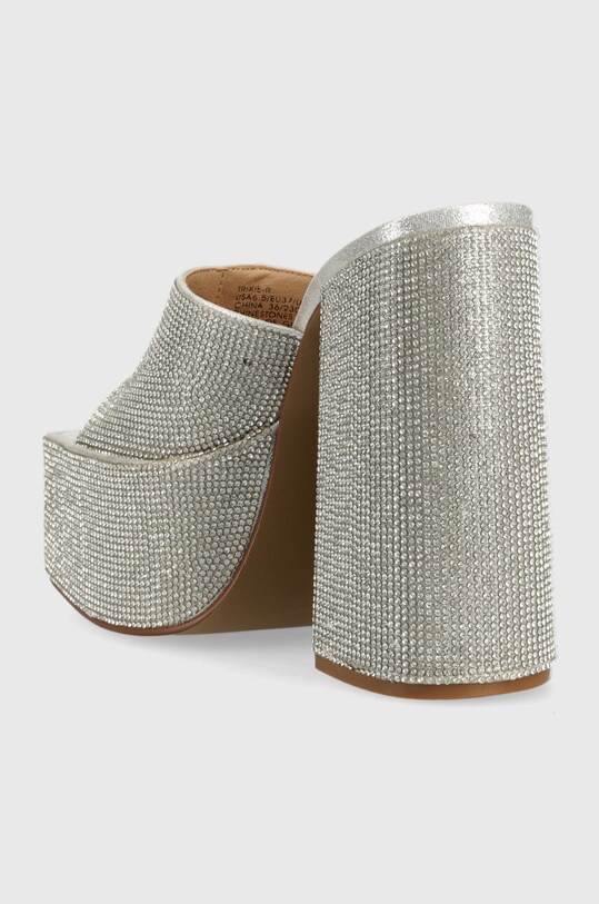 Încălțăminte Steve Madden papuci Trixie-R SM11002263.998 argintiu
