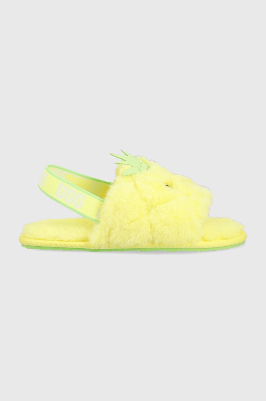 UGG kapcie dziecięce żółty 1136519T