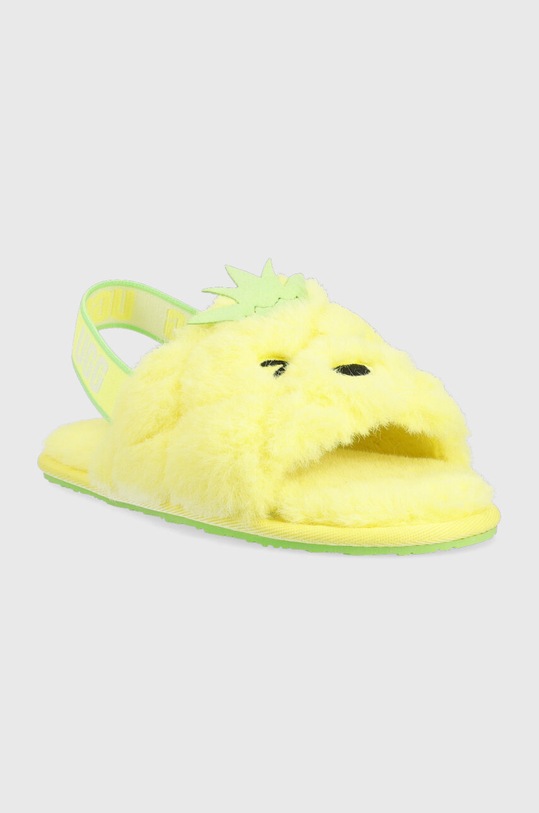 UGG kapcie dziecięce 1136519T żółty SS23