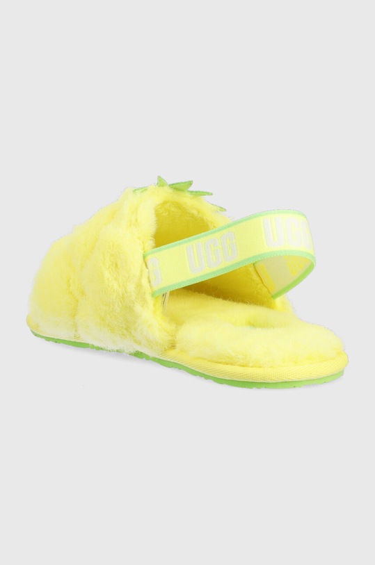 Dziewczynka UGG kapcie dziecięce 1136519T żółty