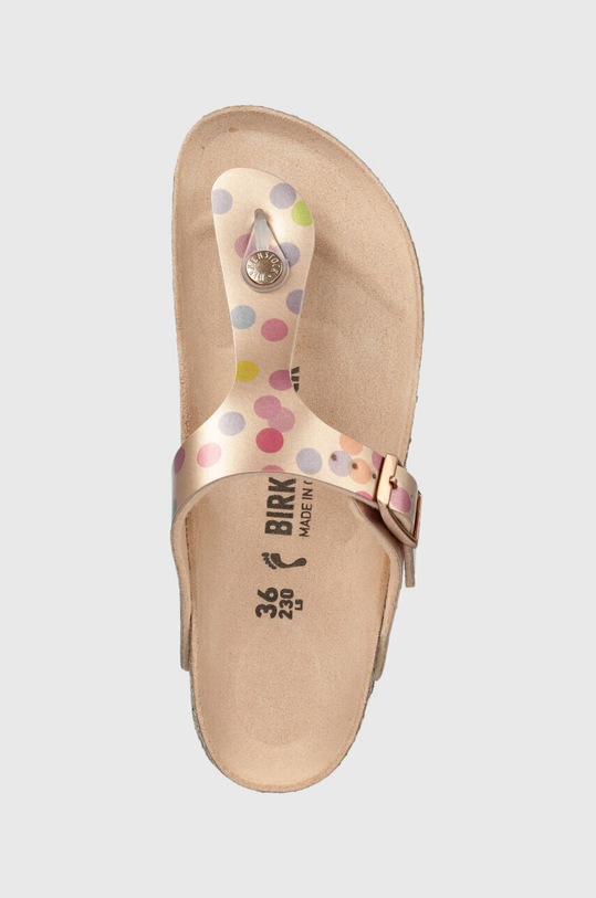 Birkenstock japonki dziecięce Gizeh złoty 1024350.36.39
