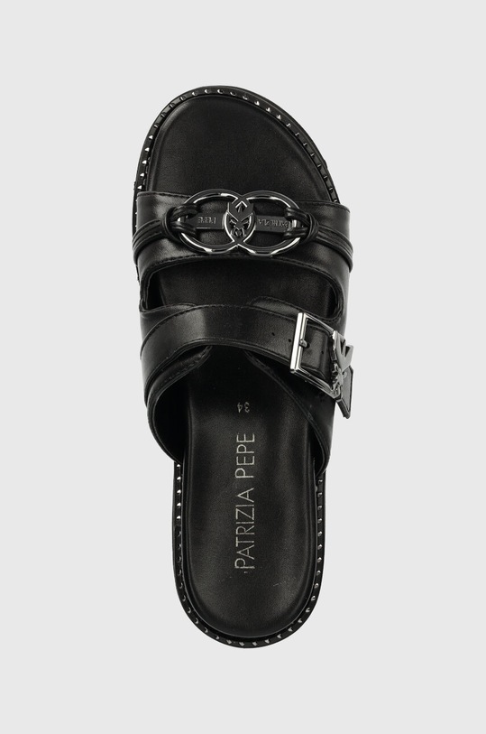 Patrizia Pepe klapki dziecięce czarny PPJ221.31.34