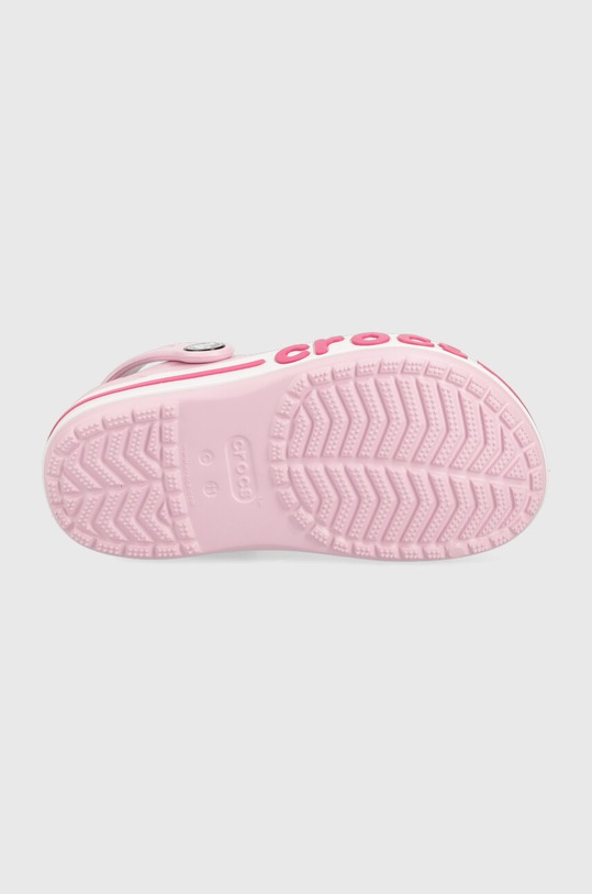 Crocs klapki dziecięce CROCS BAYABAND KIDS 207019.G.CROCS.BAYABAND różowy