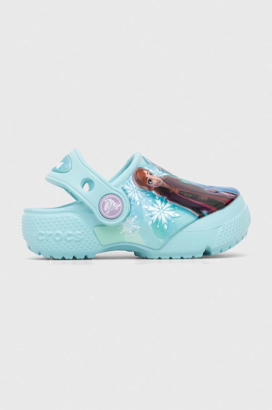 Crocs slapi copii DISNEY FROZEN II CLOG T Produs pentru bebe albastru 206804.CROCS.FL.DISNEY.