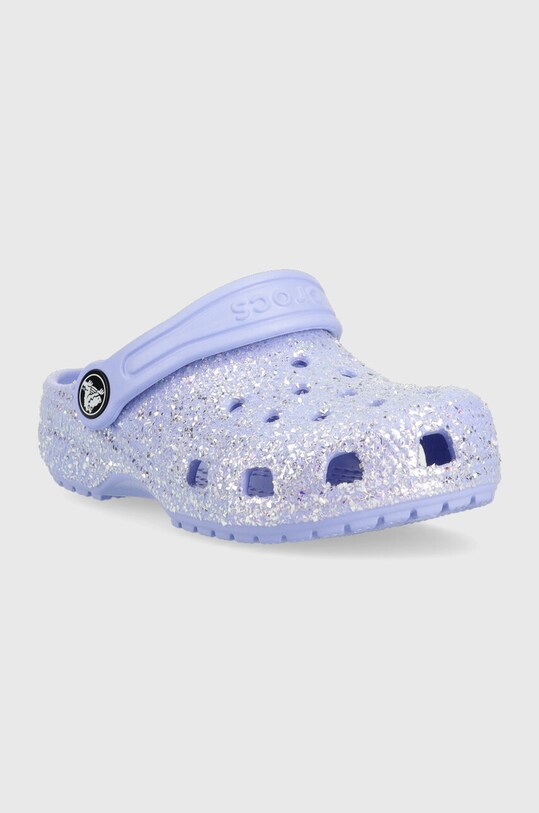 Dječje natikače Crocs 206992.CROCS.CLASSIC.GL ljubičasta SS24